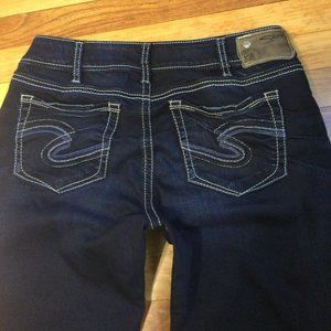 Women's Silver Suki Super Stretch Slim Bootcut Jeans 31x31, NWOT